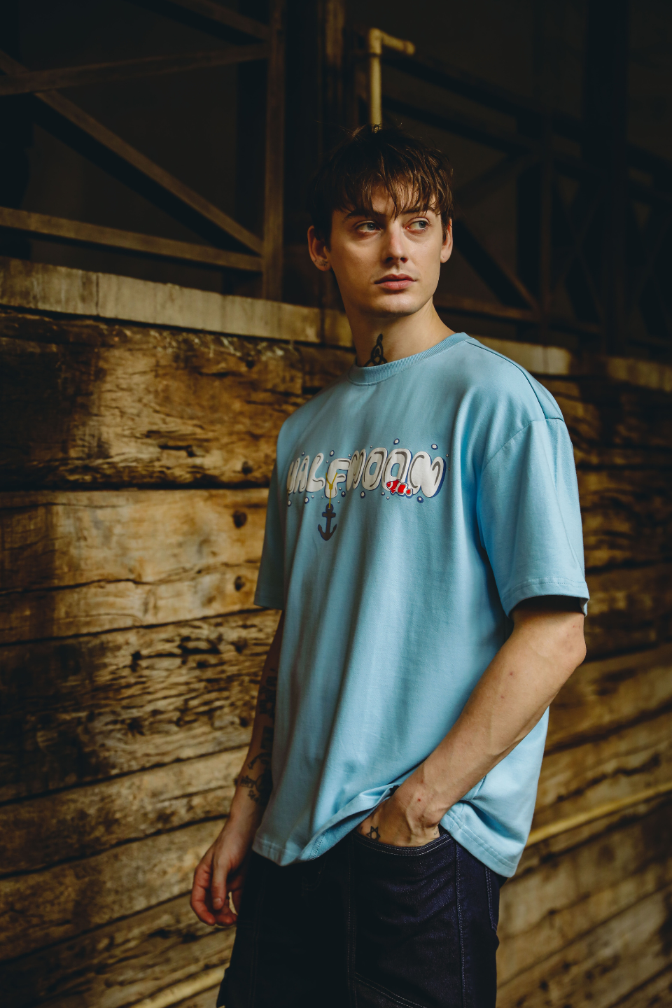 Blue oversized T-Shirt
