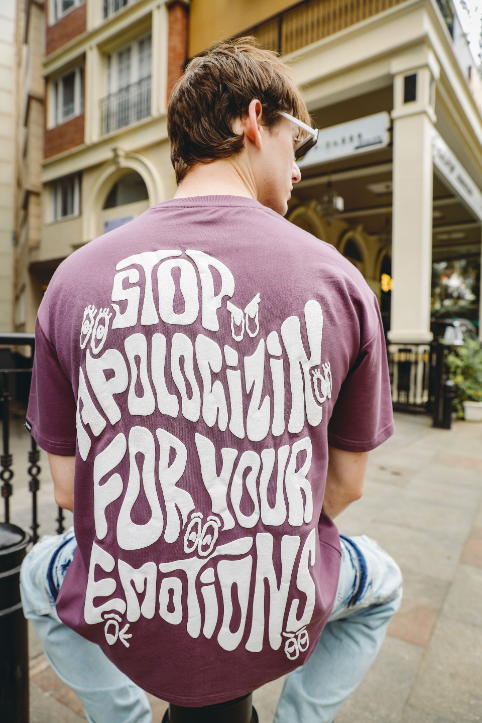 Stop Apologizing Oversized Graphic T-Shirt