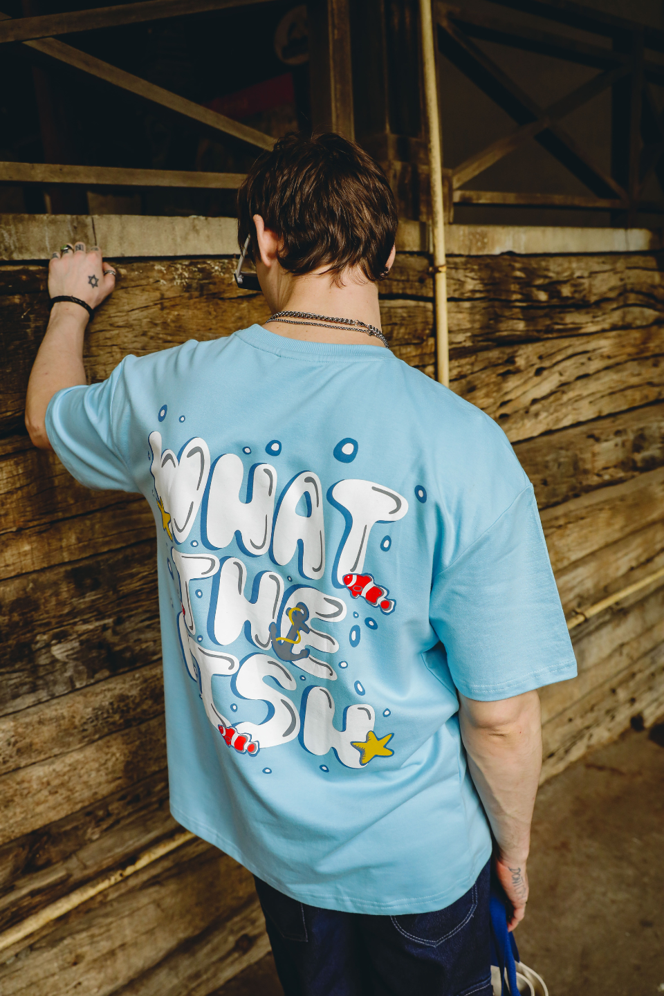 Blue oversized T-Shirt