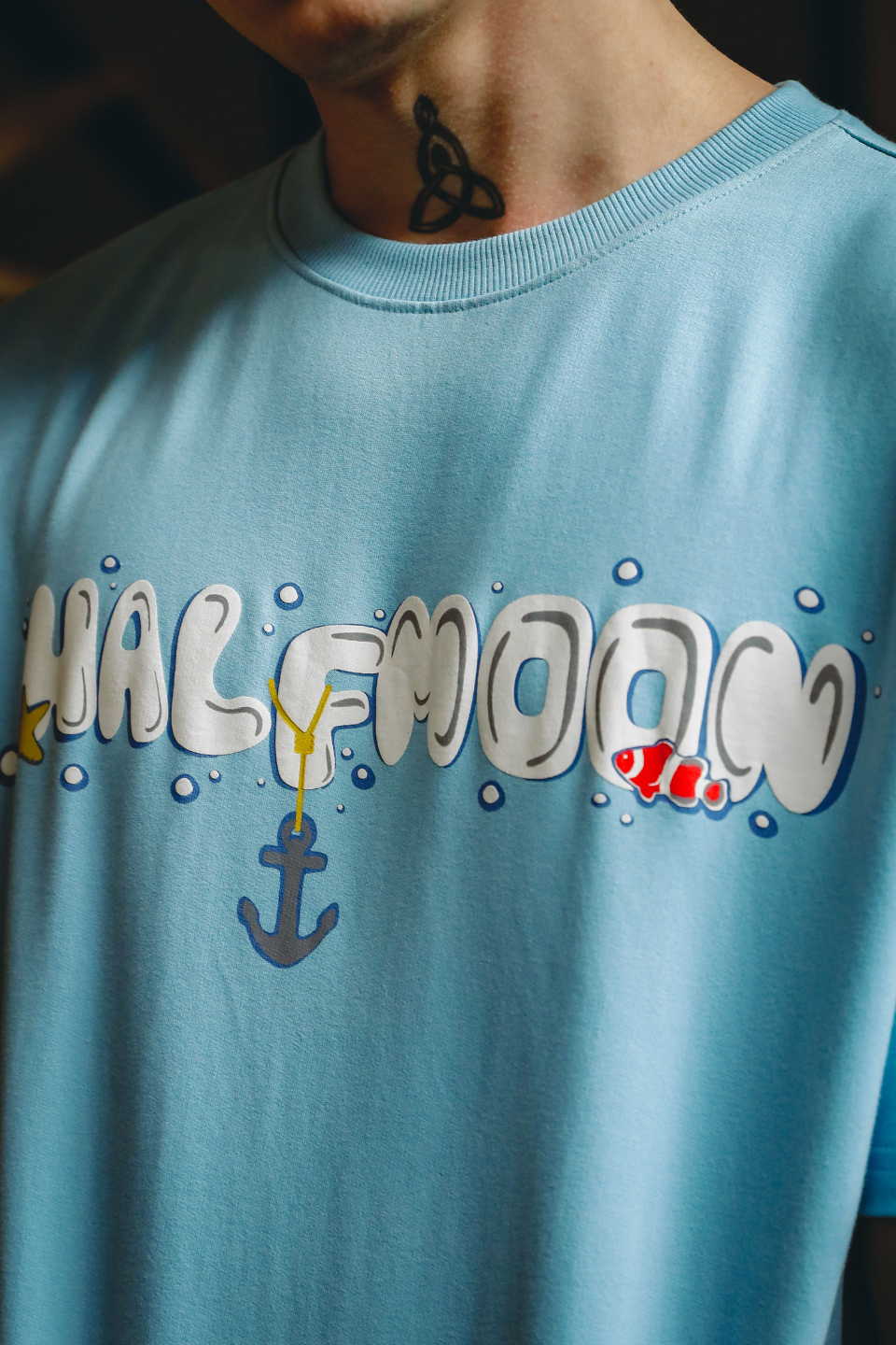 Blue oversized T-Shirt