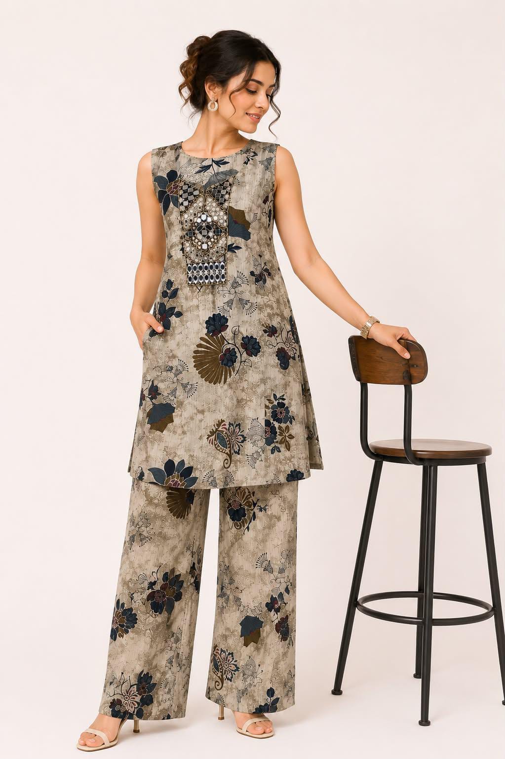 Women's Mirror Work Coord Set
