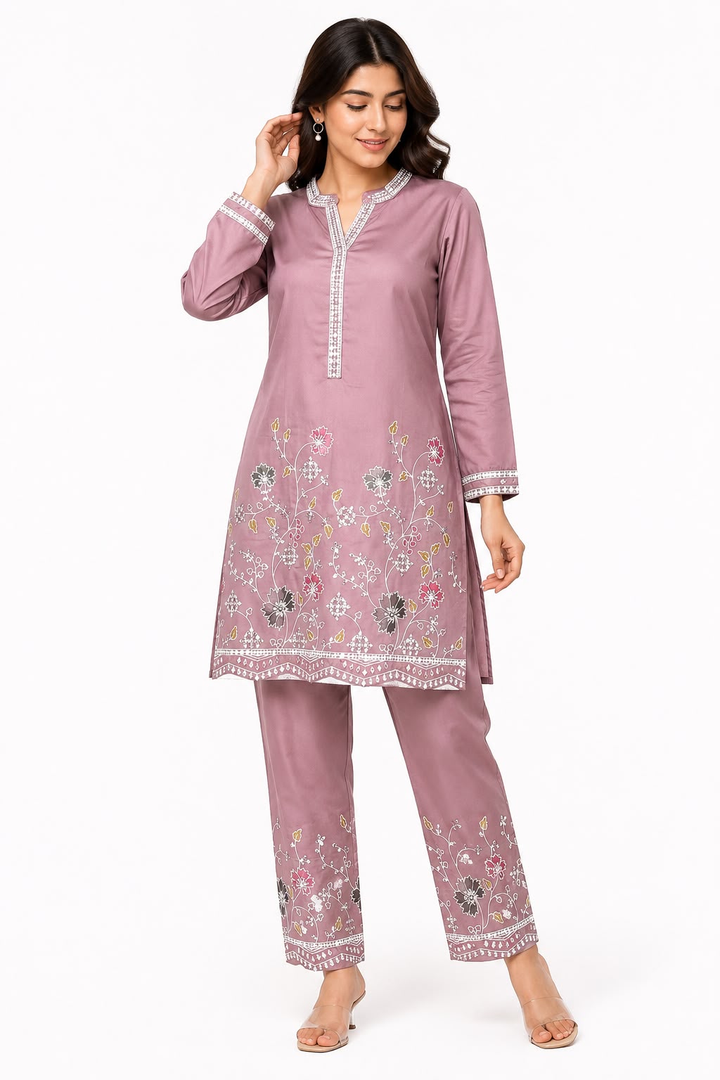 Women's Sequin Work Coord Set