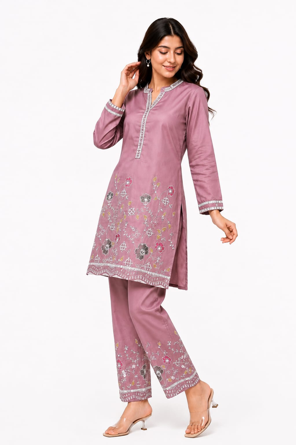 Women's Sequin Work Coord Set
