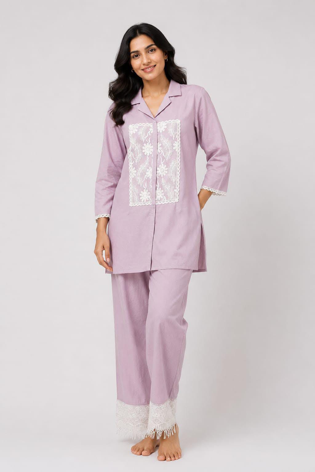 Women's Baby Pink Coord Set