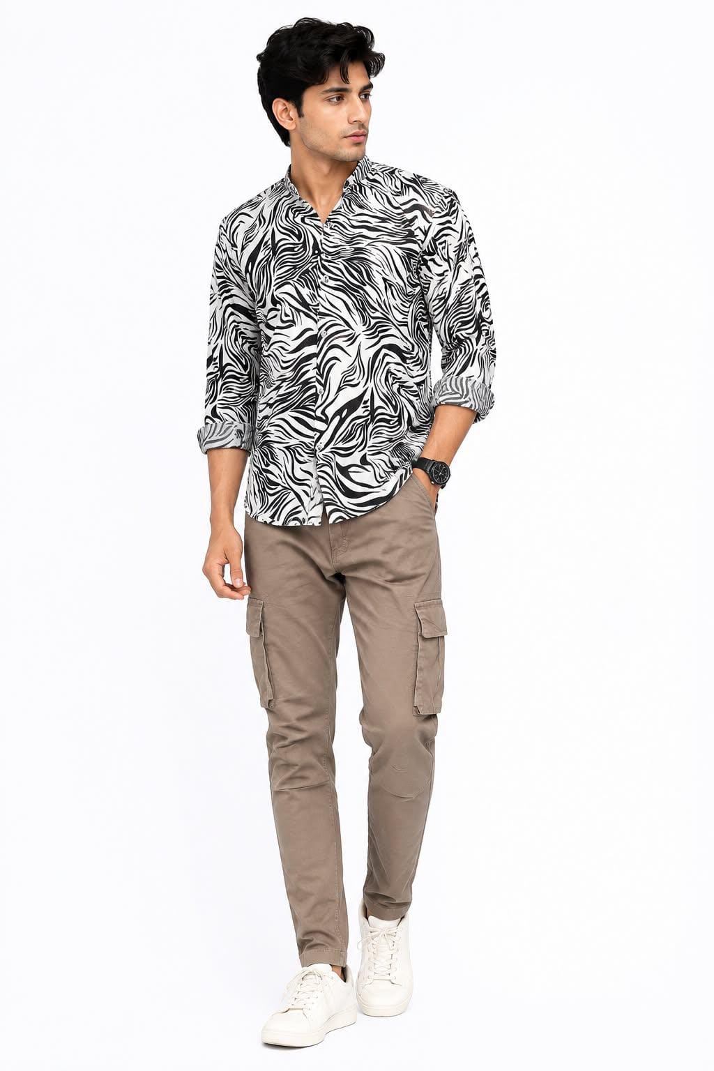 Men's Printed Casual Designer Shirt