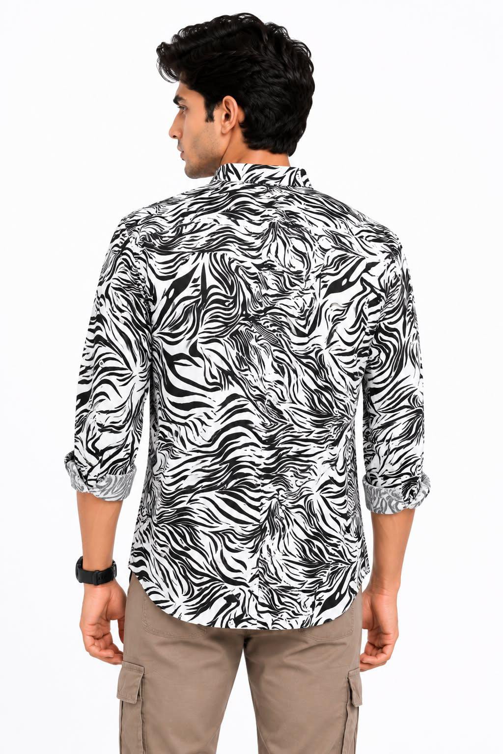 Men's Printed Casual Designer Shirt