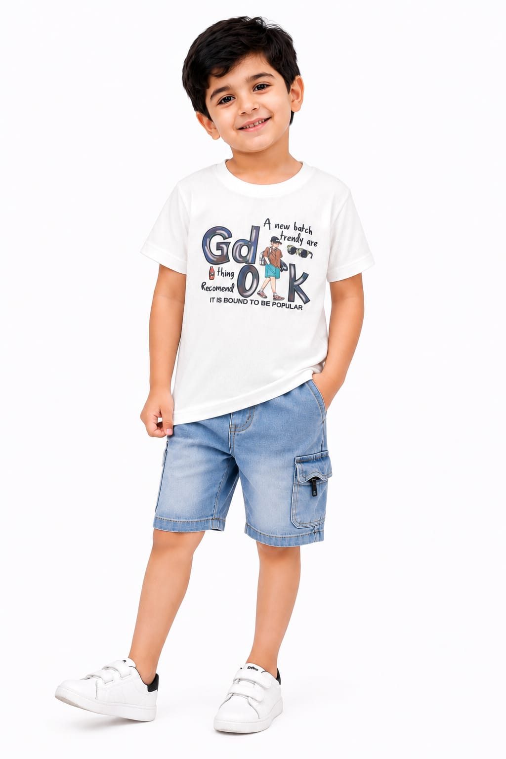 Boys' Graphic Printed T-Shirt & Pant Set