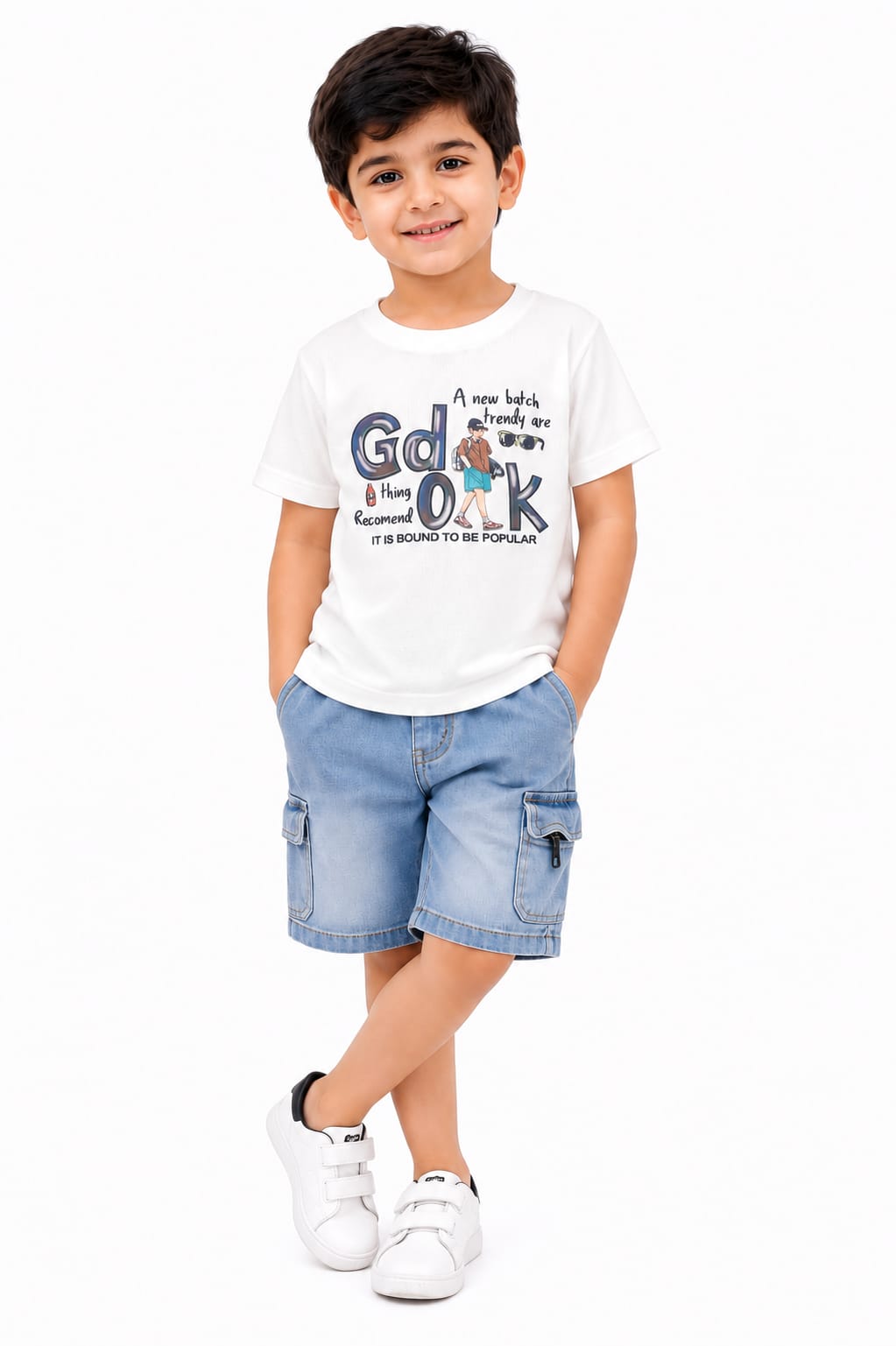 Boys' Graphic Printed T-Shirt & Pant Set