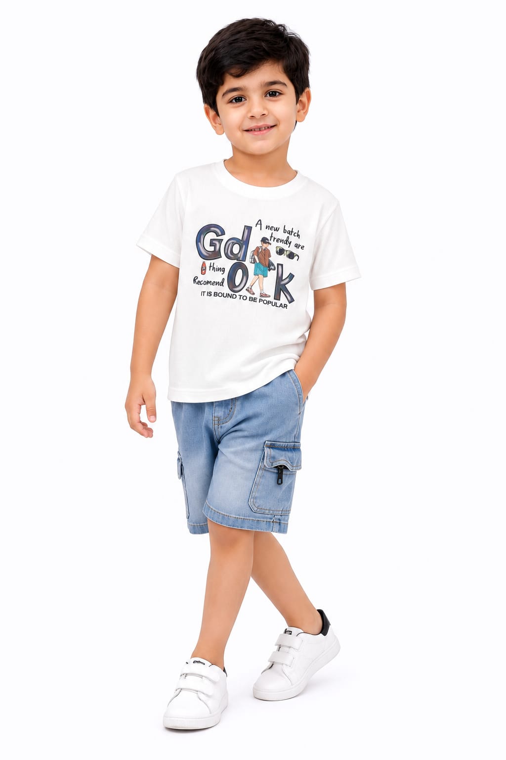Boys' Graphic Printed T-Shirt & Pant Set