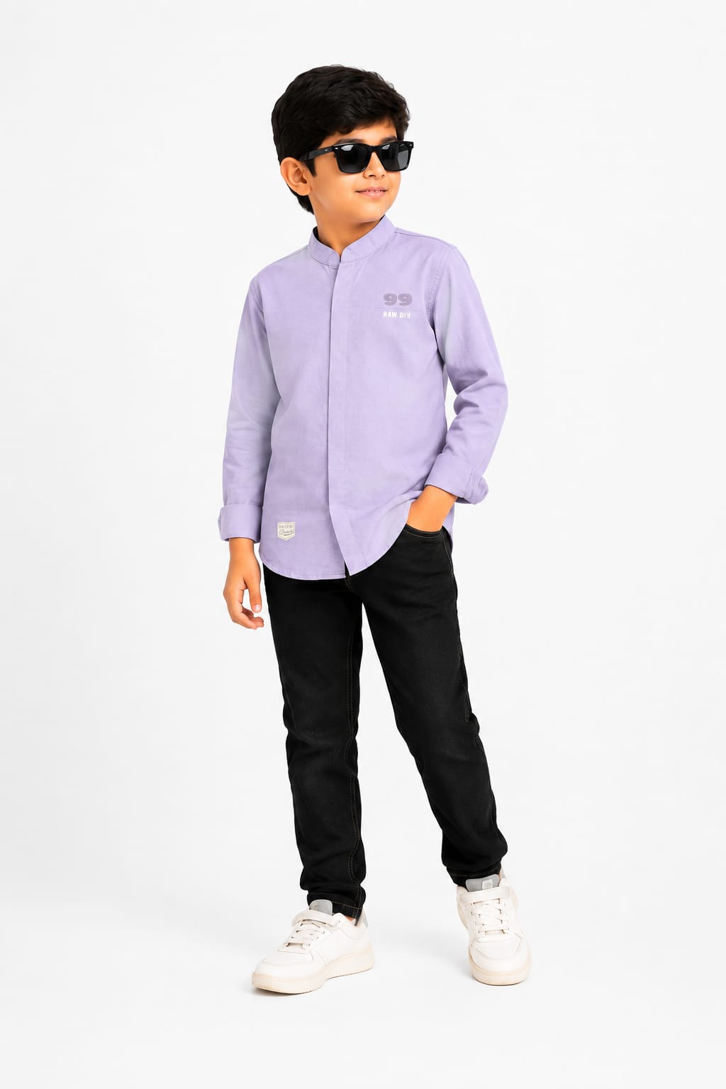 Boys Kurta Pattern Shirt