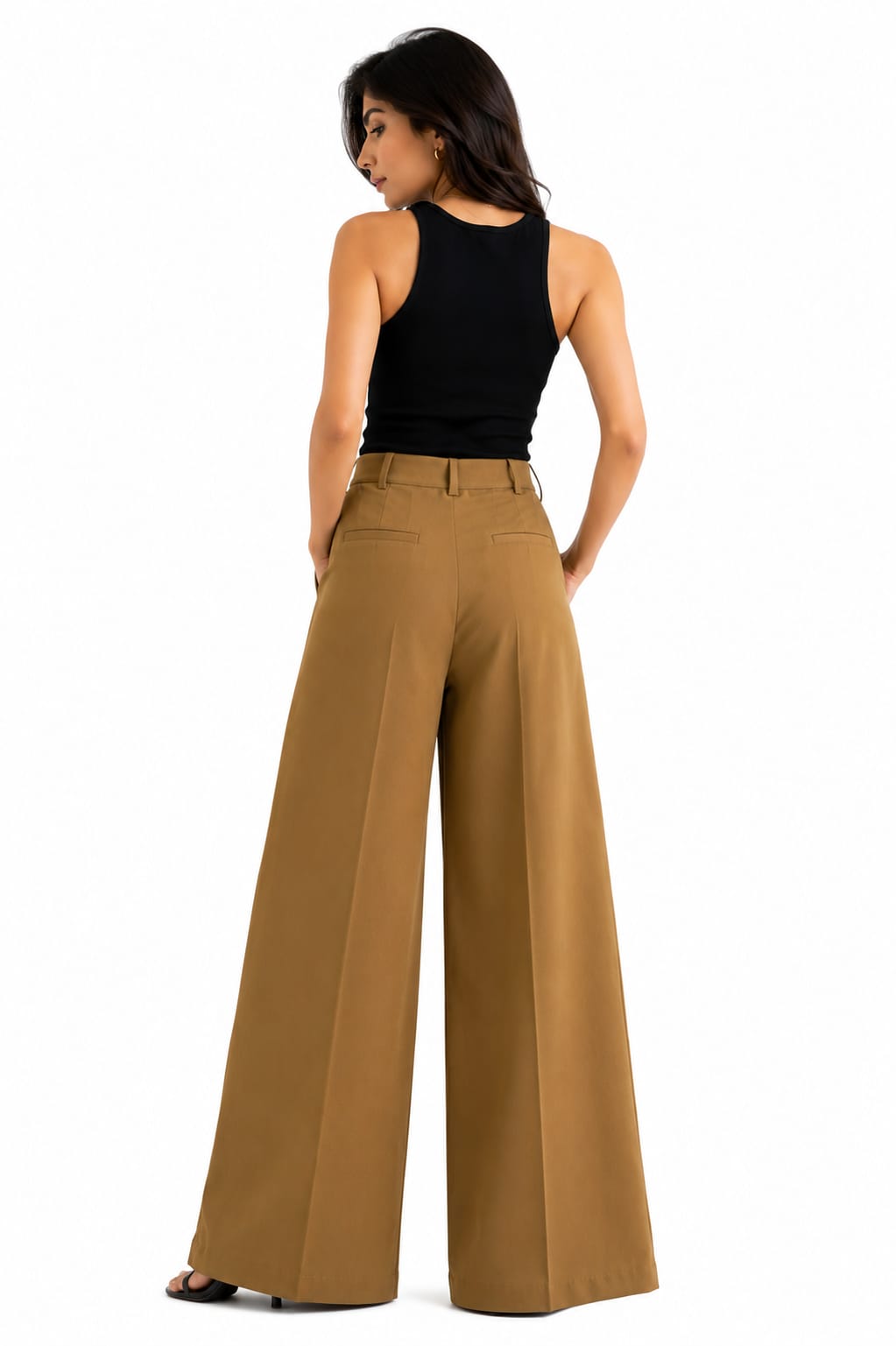 Women's Beige Korean Pants