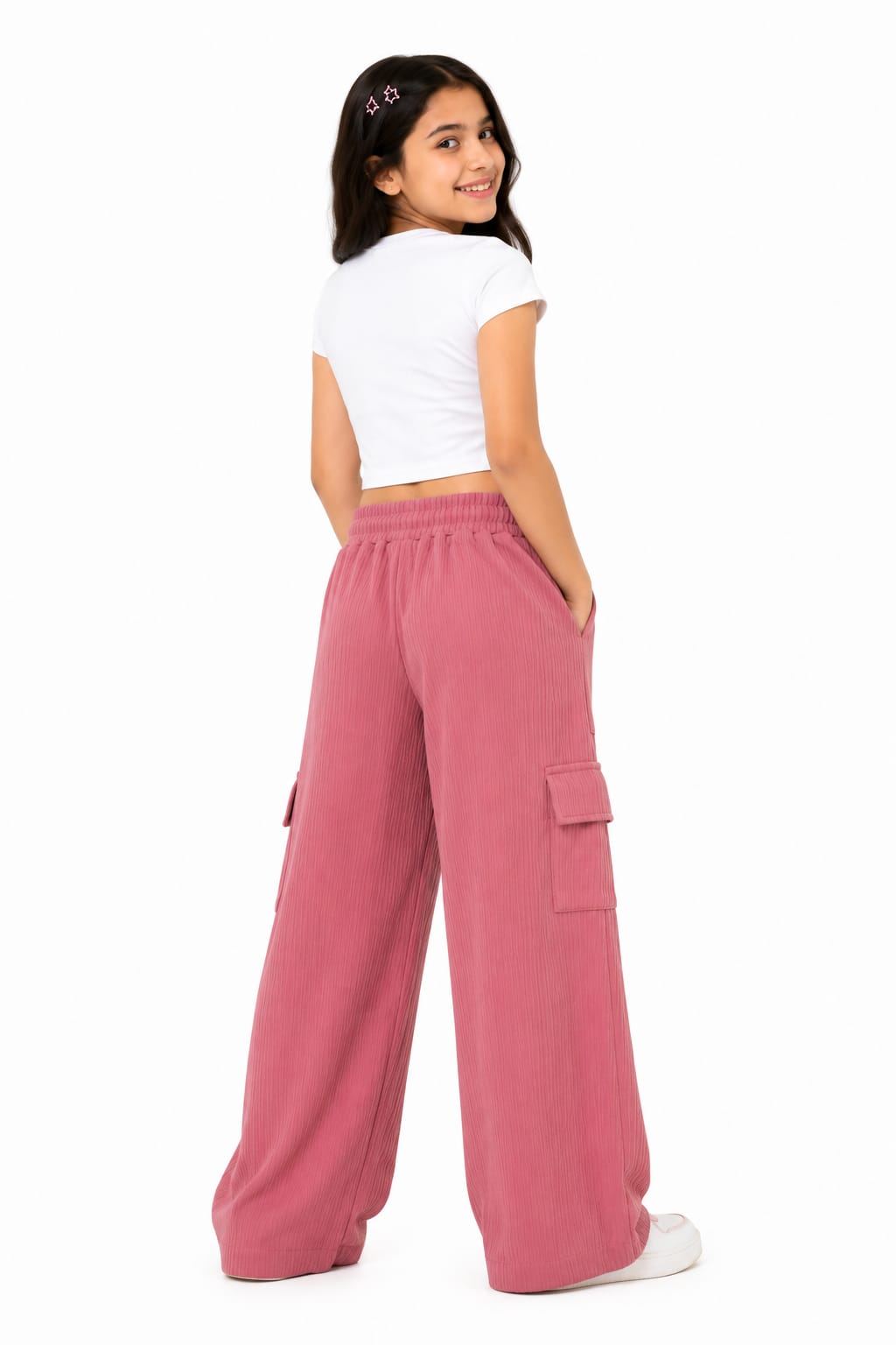 Kids peach Korean Pants