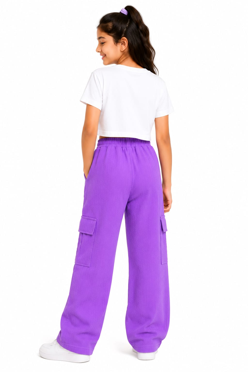 Kids purple Korean Pants