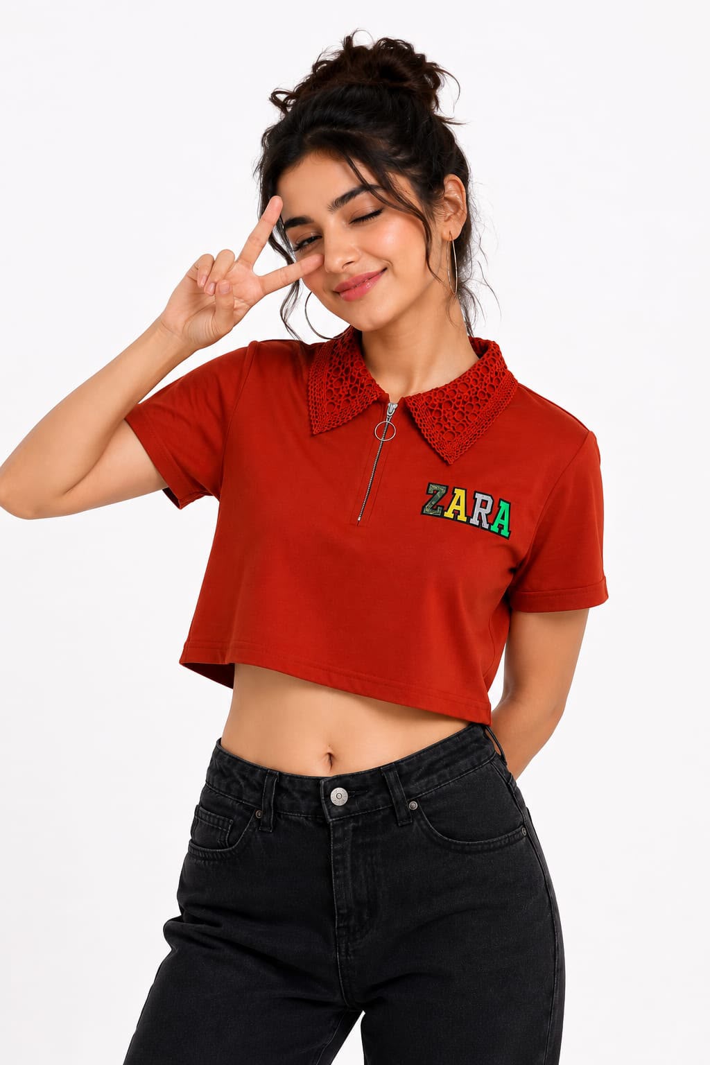 Women's Cute Crop Top