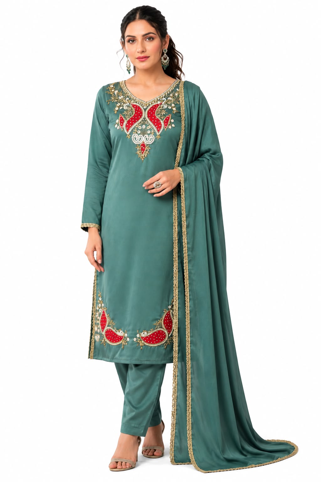Kurti Set with Dupatta
