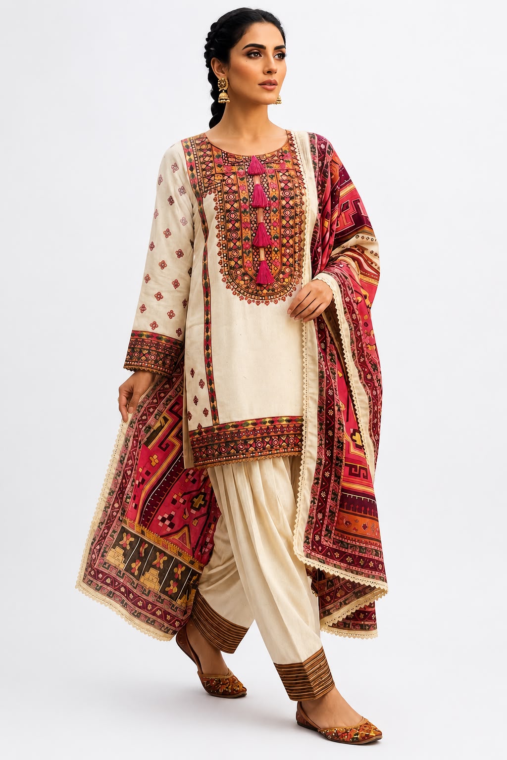 Farshi Kurti Set