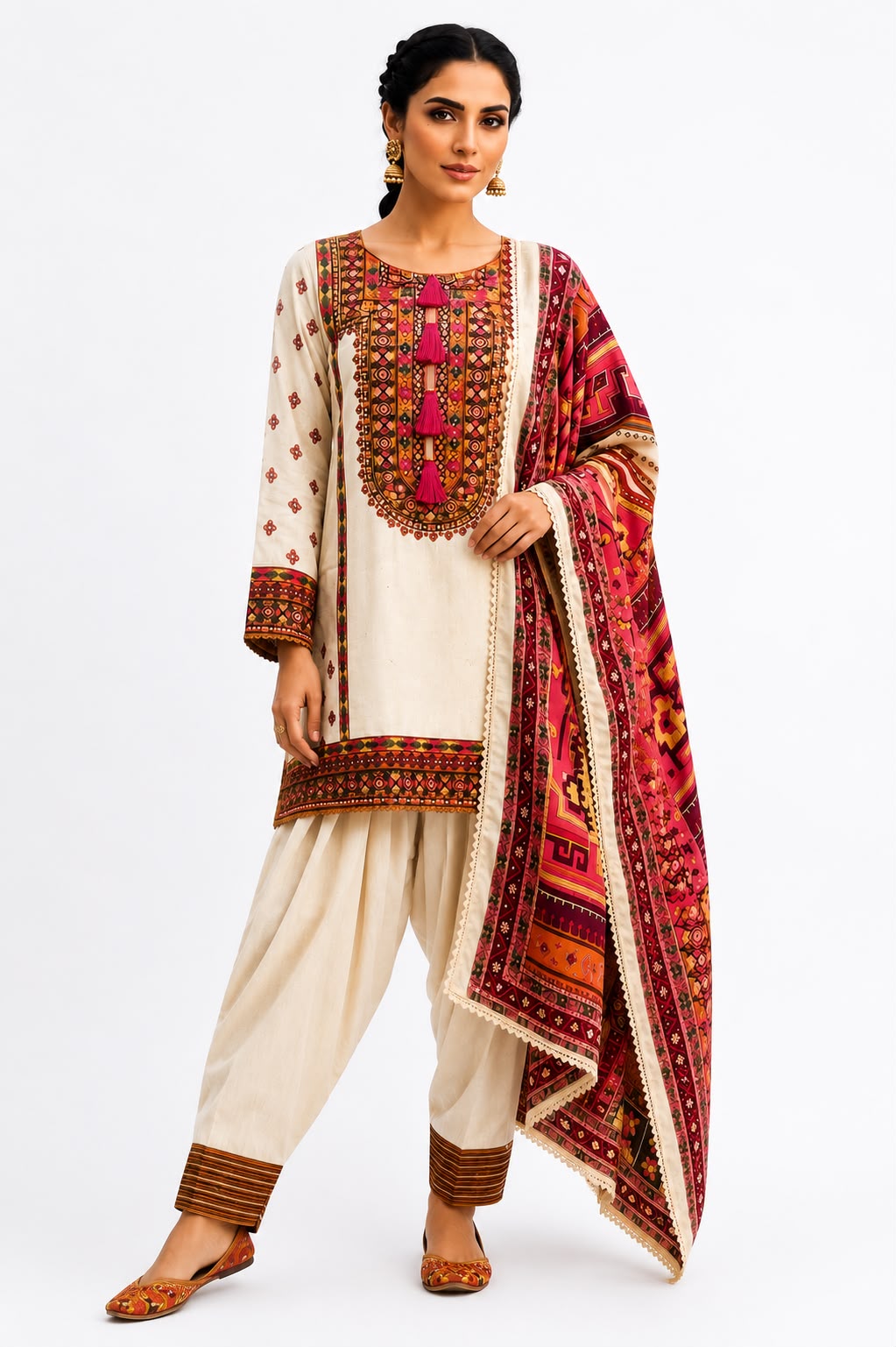 Farshi Kurti Set
